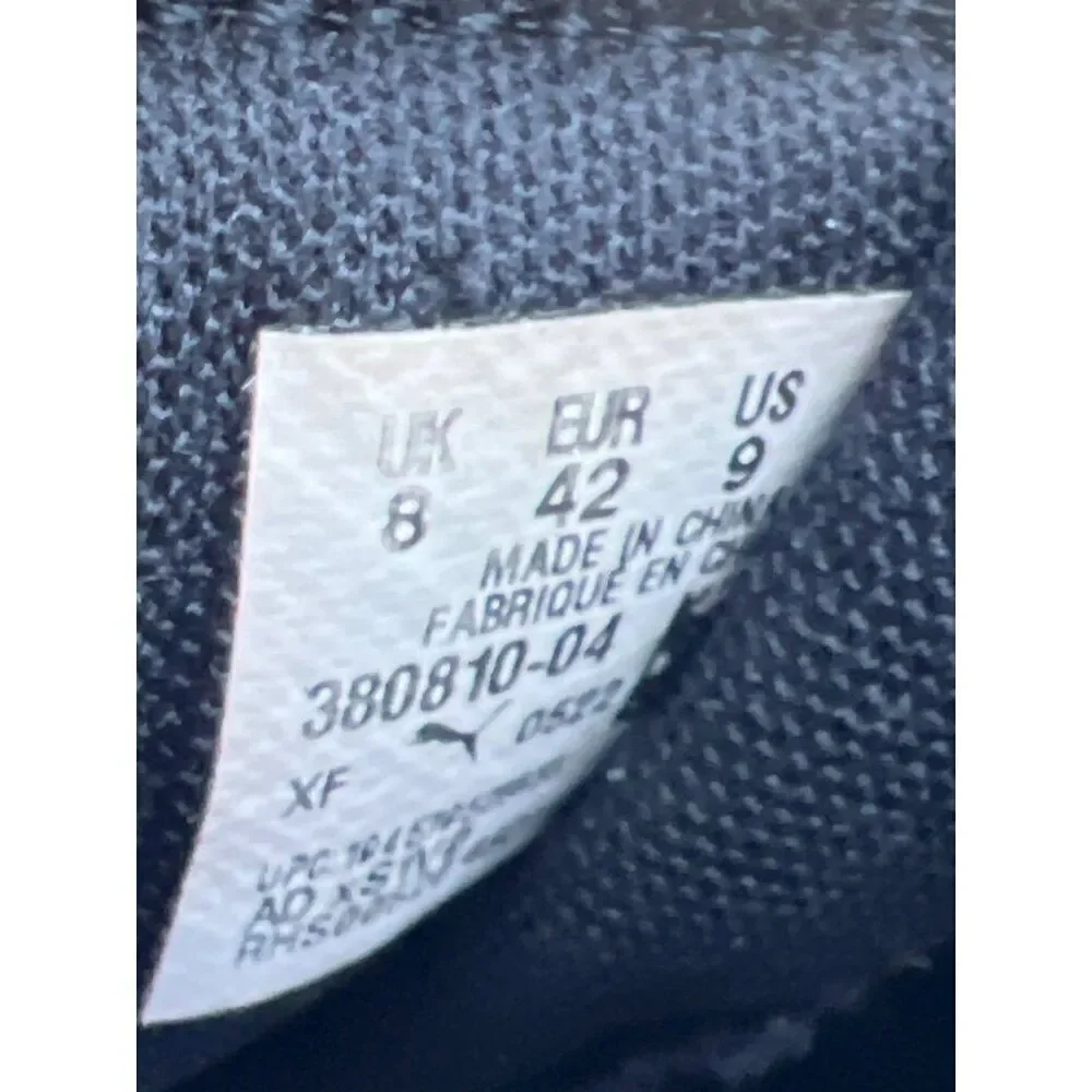 Puma Caven Men Black White Shoes Size 9